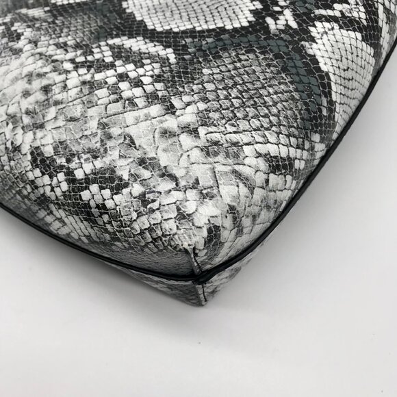 Unbranded Snakeskin Print Top Handle Crossbody & Matching Pouch - Picture 9 of 11